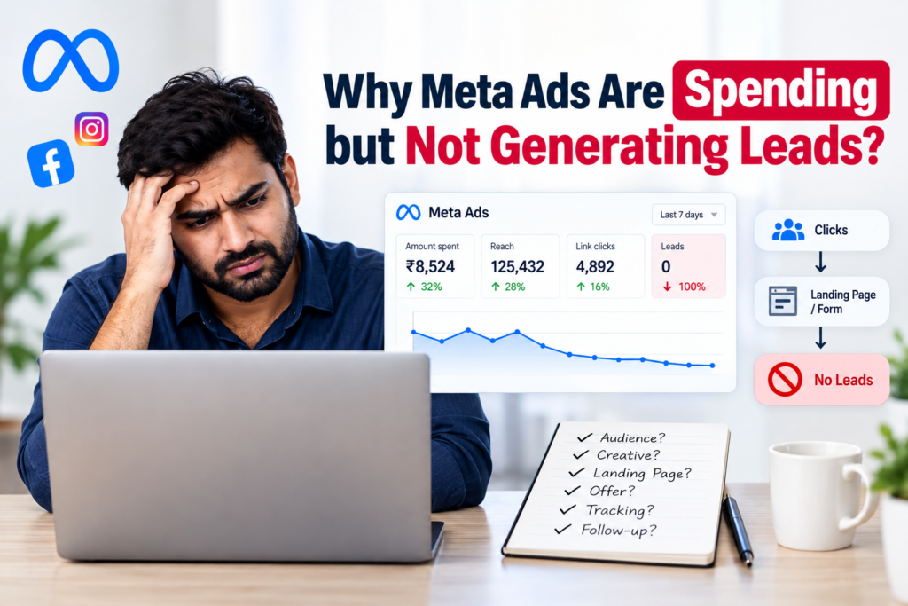 Why Meta Ads are spending but not generating leads